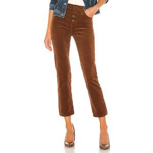 AG Jeans Isabelle Button Up Pant in Dusty Auburn